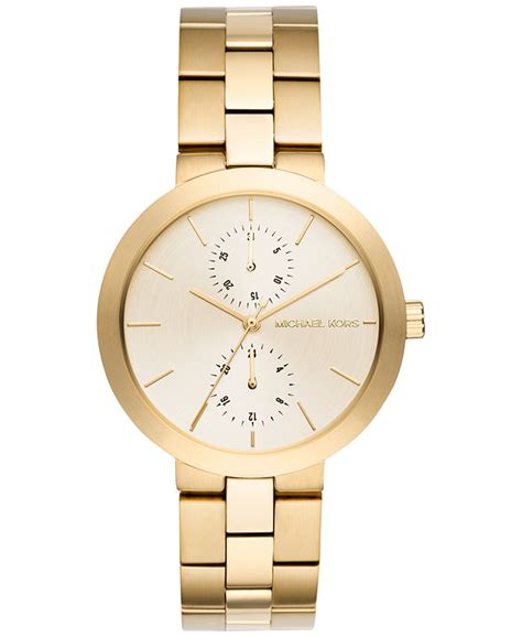 Michael Kors MK6408 Women's Garner Stainless Steel Gold Dial 